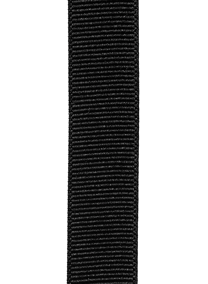 3/4in Black Grosgrain Ribbon