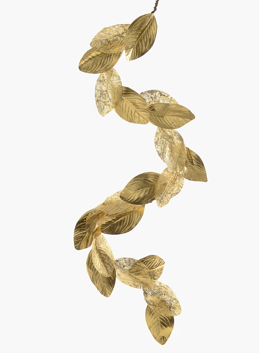 Buy Wholesale 4ft Gold Magnolia Leaf Garland Holiday Decor
