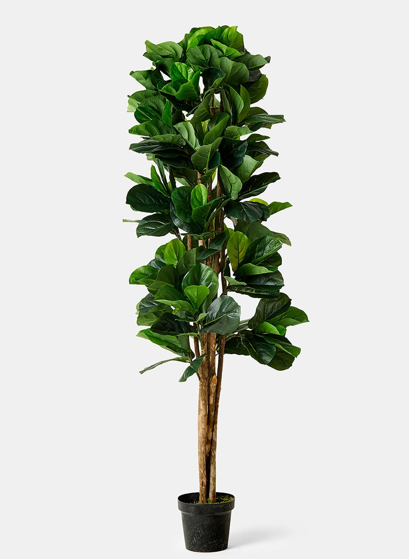 Artificial Trees Home Décor Goplus Fake Fiddle Leaf Fig Tree Artificial