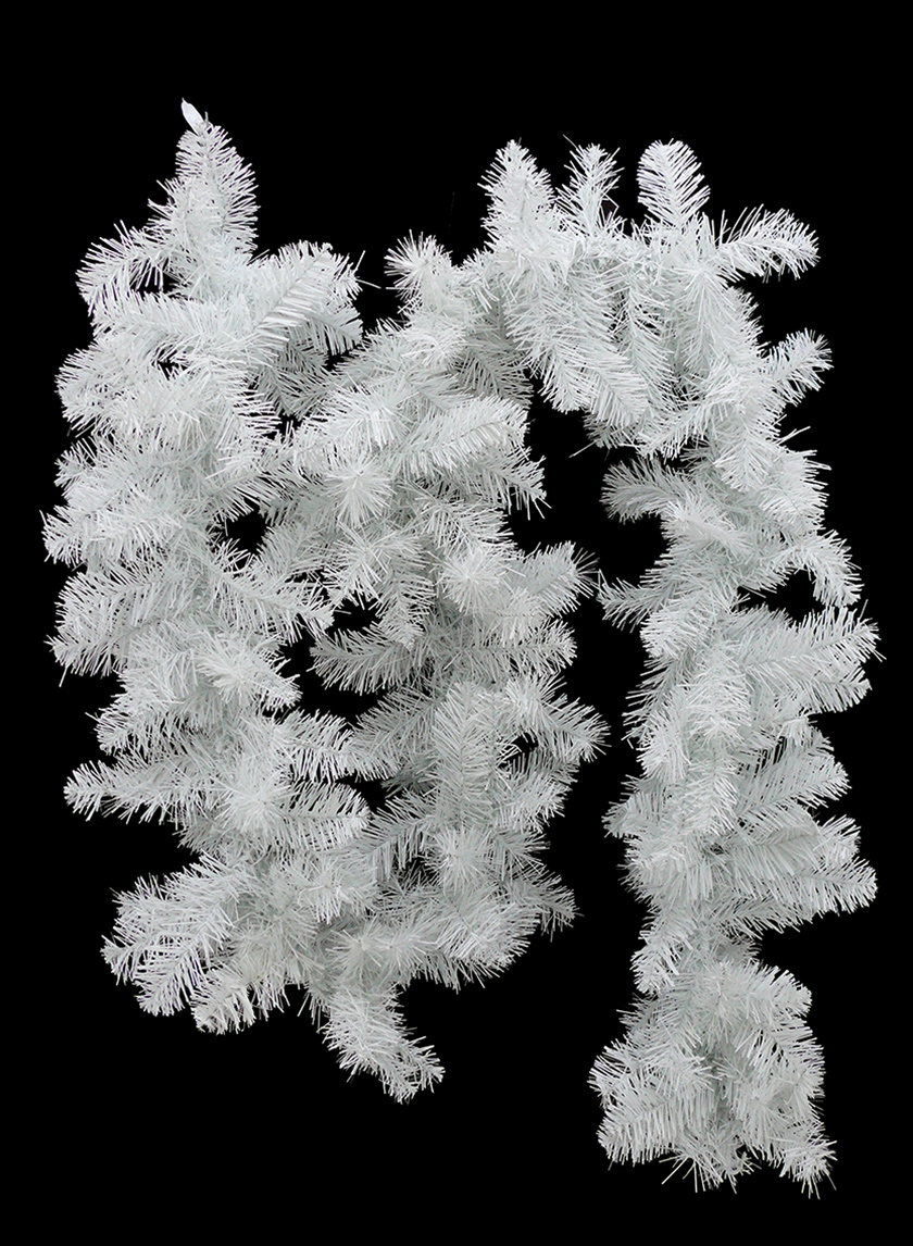 9ft White Tinsel Garland Shop Wholesale Holiday Decor