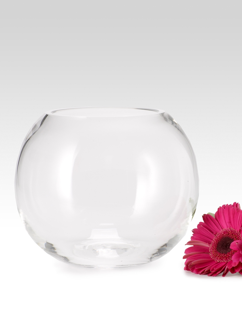 Glass Fishbowl Vase Vases Jamali Garden