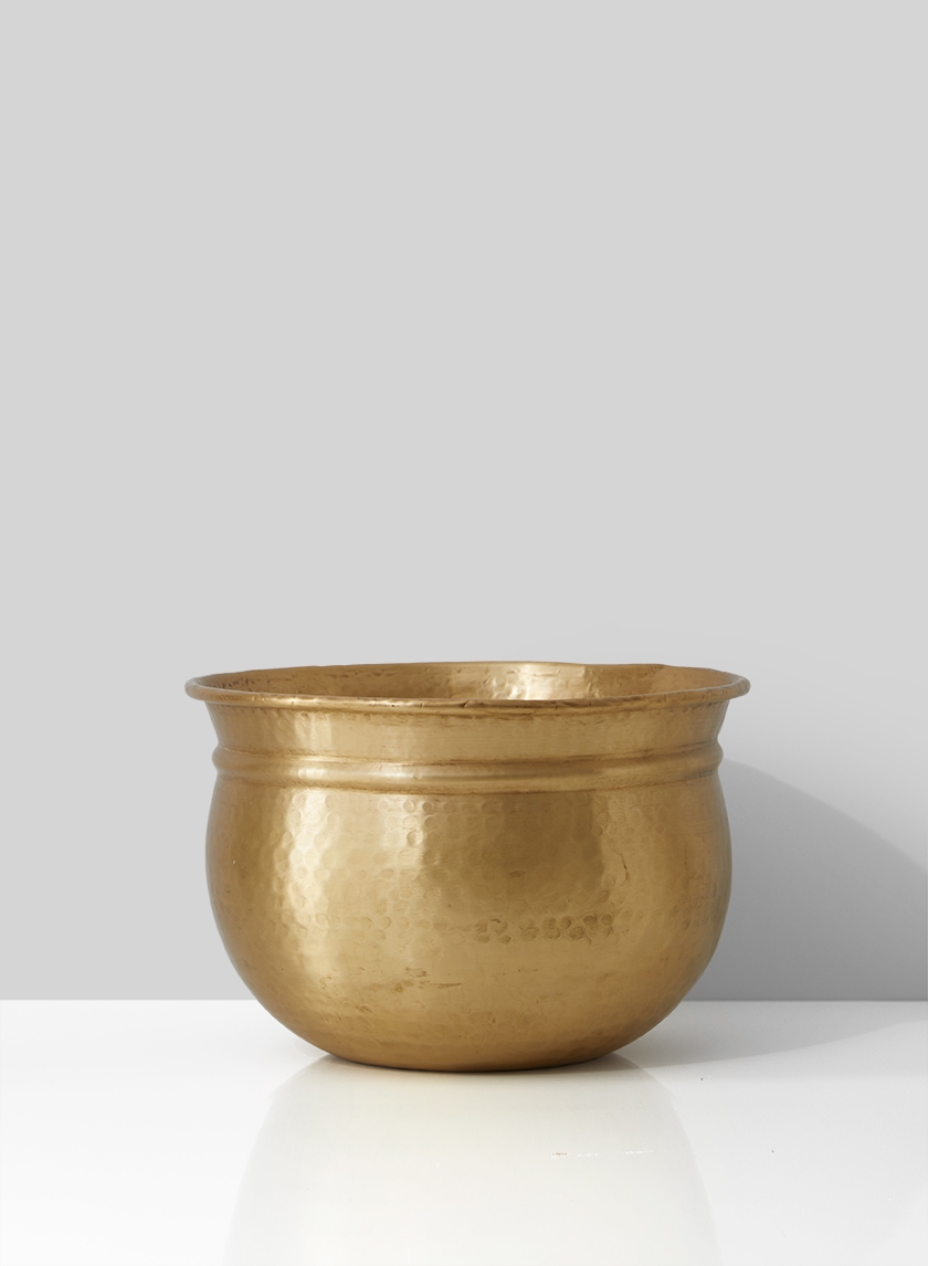 11in Antique Brass Bowl