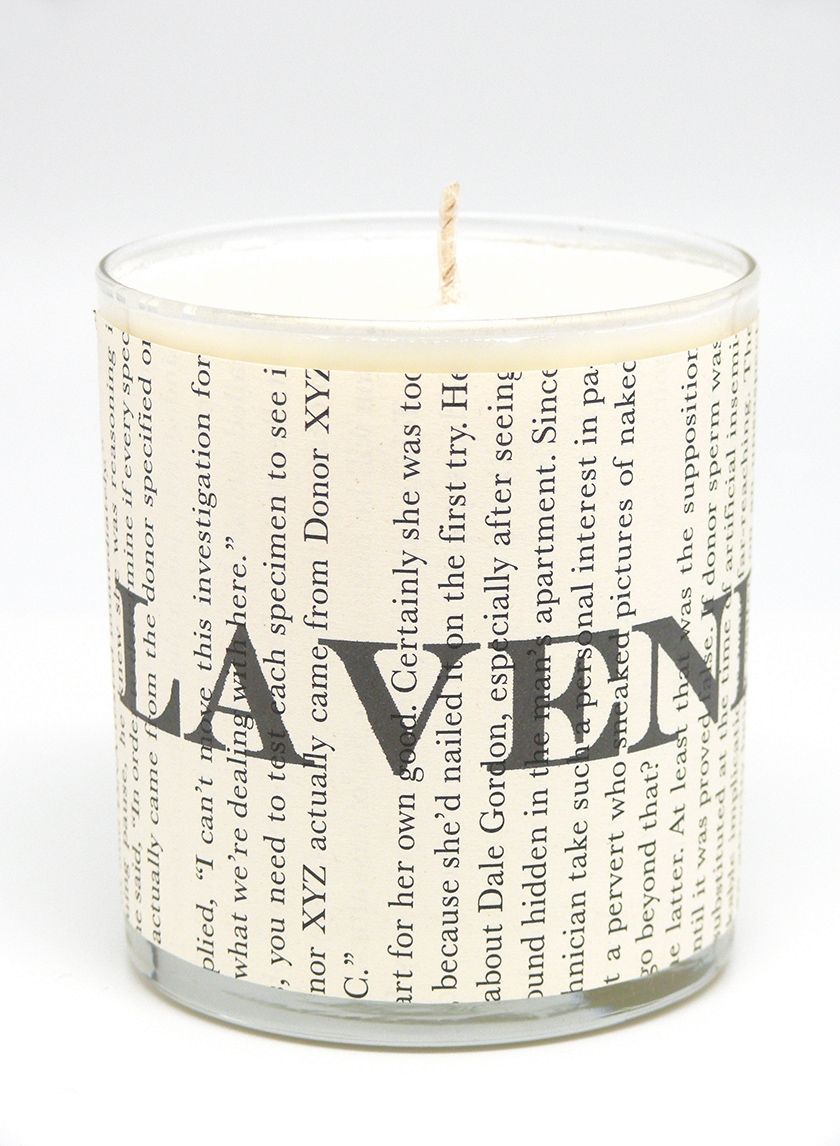 blithey & bonny lavender scented candle