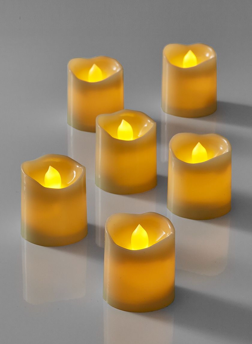 Buy L.E.D Votive, Set of 6 Wholesale Online Jamali Garden