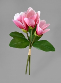 16in 3-Stem Pink Magnolia Bouquet