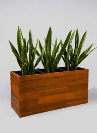 32 ½in Dai Acacia Wood Planter Box