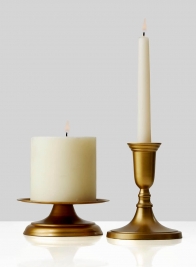 5 ½in Antique Brass Candlestick