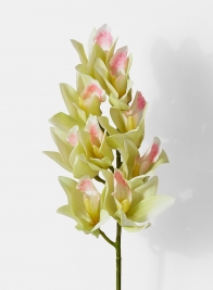 light green artificial orchid spray