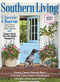 southern living magazine february 2019 cover