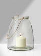 6in Hanging Glass Jar