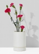 5in White Ceramic Cylinder Vase
