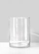 6x8in Clear Glass Cylinder