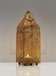 8 1/2in Alhambra Gold Square Lantern