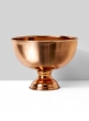 10in Copper Flower Compote