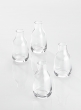 Tiny Bottle Bud Vase, Set of 4